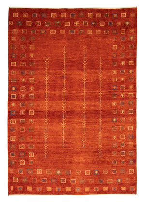 Gabbeh Teppich - Perser 230 x 165 cm - rot