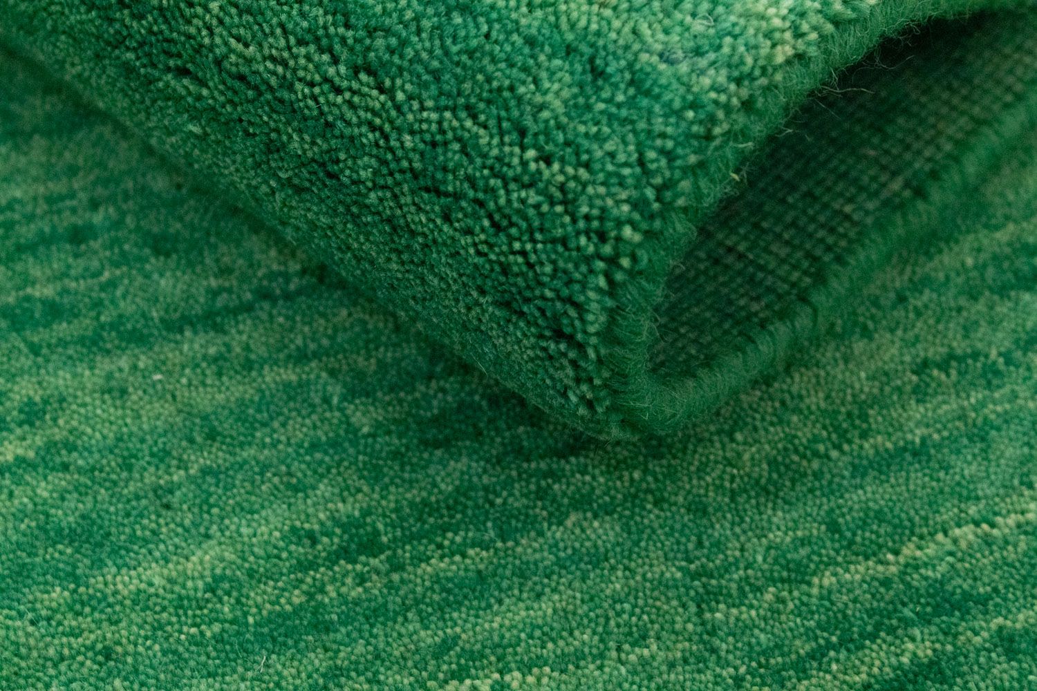 Gabbeh Teppich - Softy 300 x 250 cm - grün