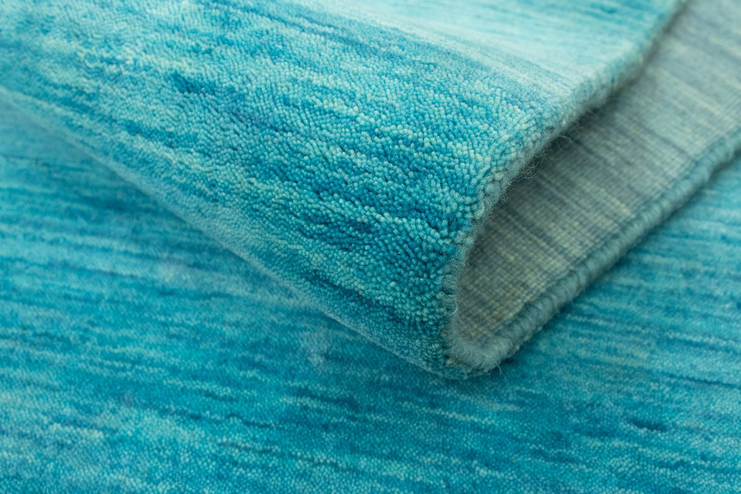 Gabbeh Teppich - Indus 200 x 80 cm - türkis
