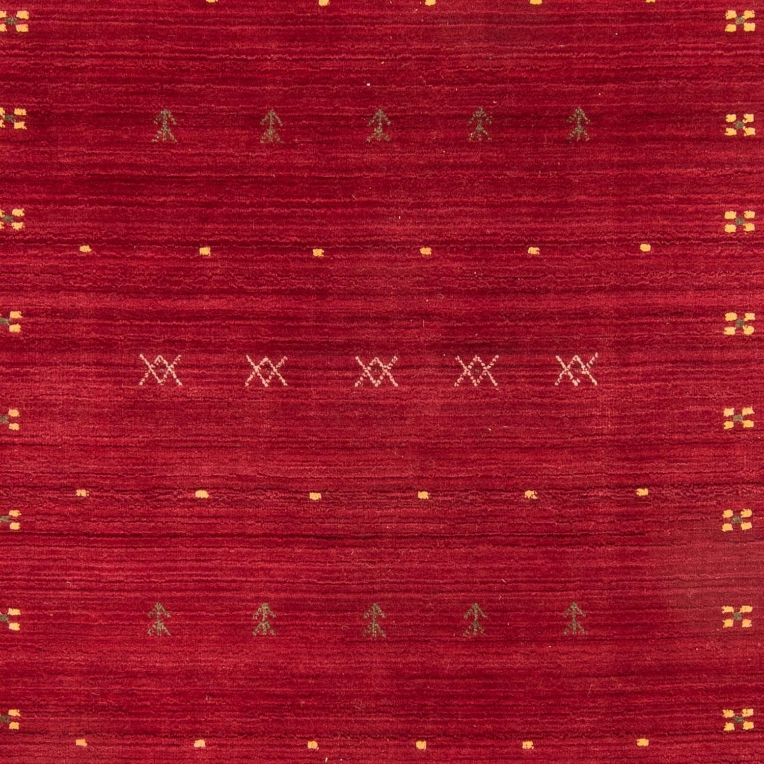 Gabbeh Teppich - Loribaft Softy 240 x 170 cm - dunkelrot