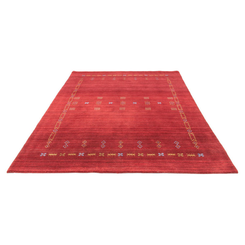 Gabbeh Teppich - Loribaft Softy 240 x 170 cm - dunkelrot