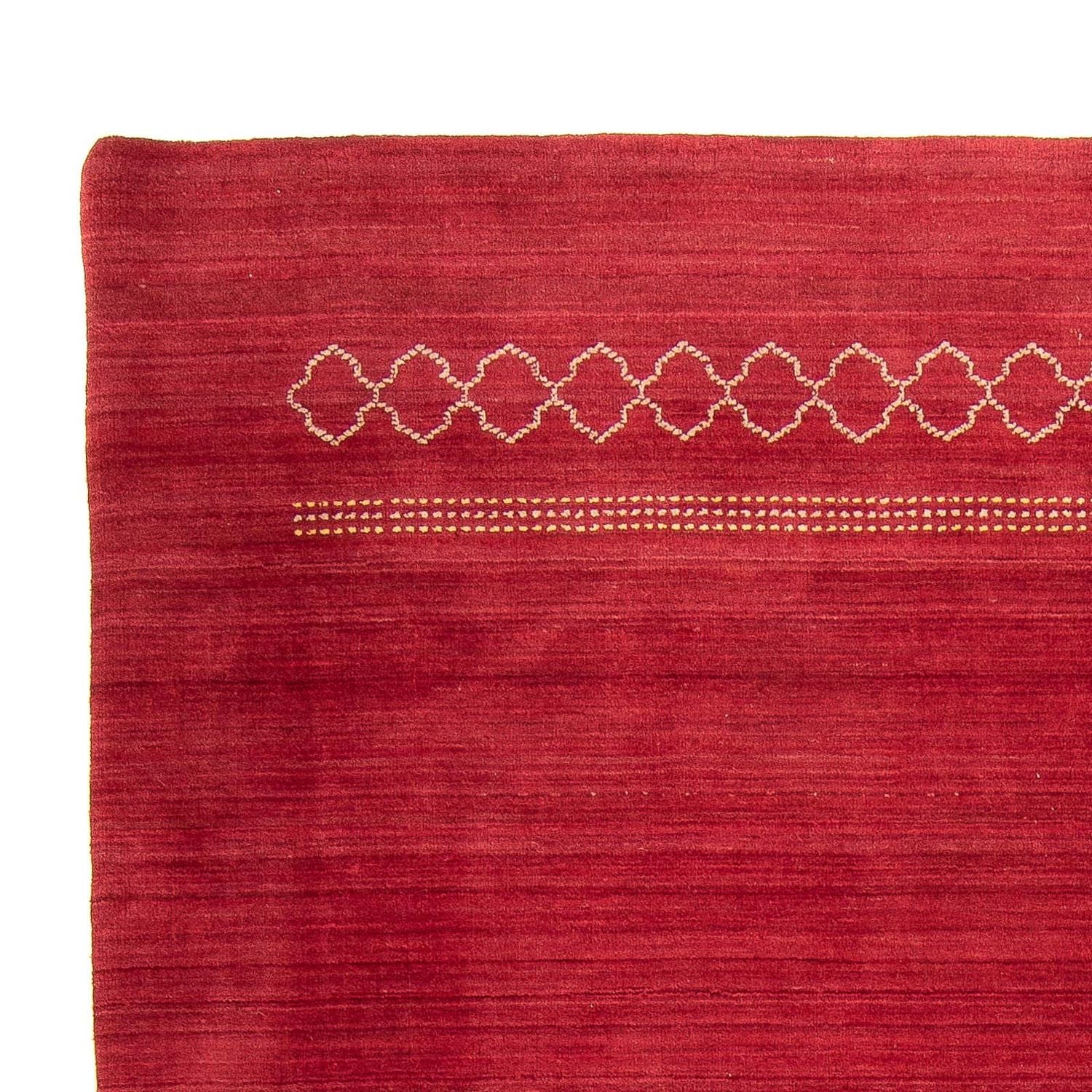 Gabbeh Teppich - Loribaft Softy 240 x 170 cm - dunkelrot