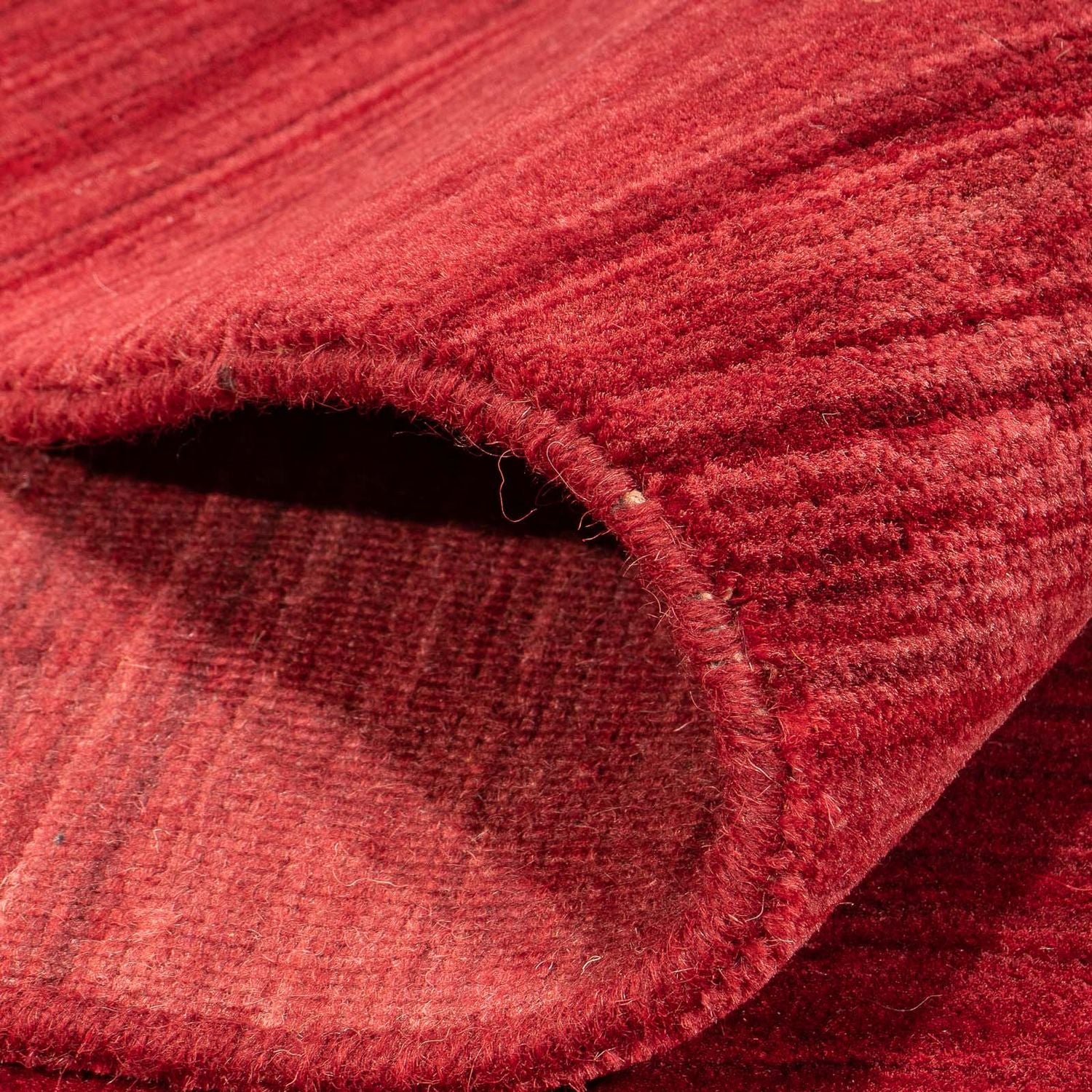Gabbeh Teppich - Loribaft Softy 240 x 170 cm - dunkelrot