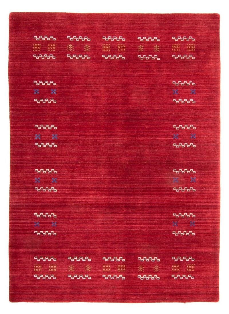 Gabbeh Teppich - Loribaft Softy 240 x 170 cm - dunkelrot