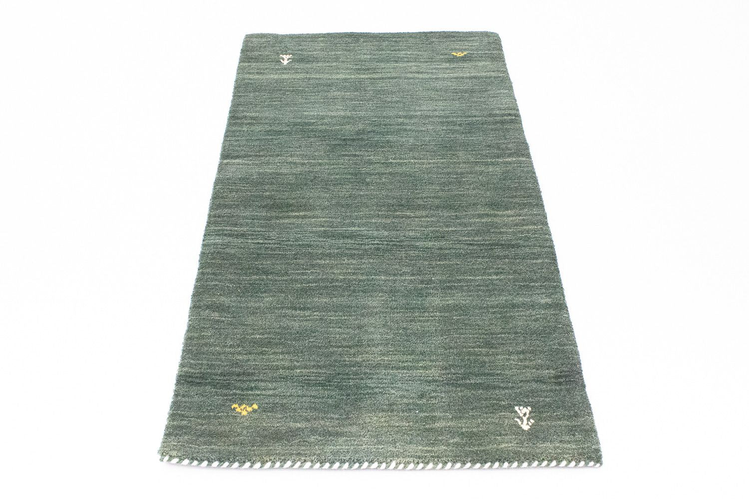 Gabbeh Teppich - Softy 120 x 70 cm - grün