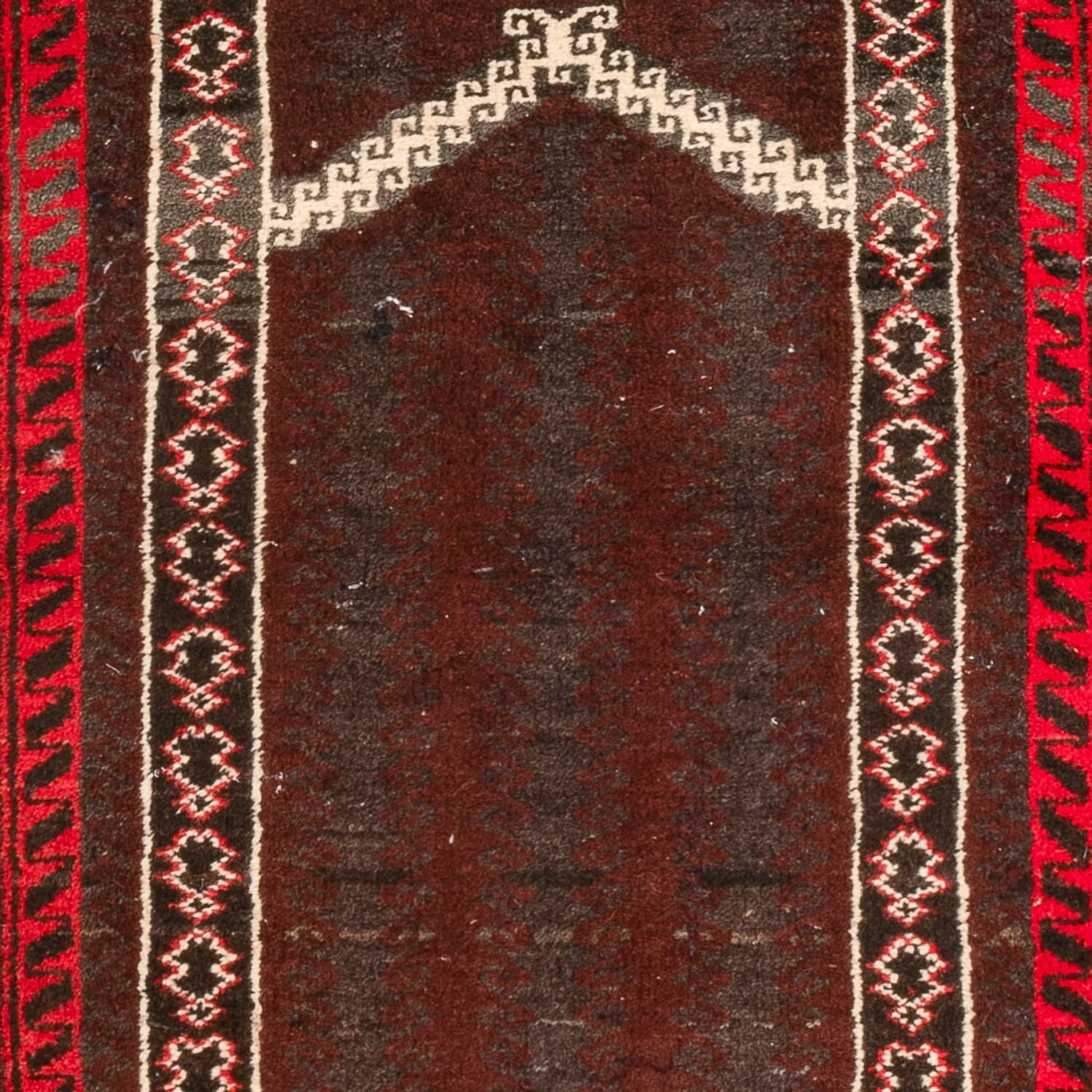 Belutsch Teppich - 147 x 97 cm - dunkelrot