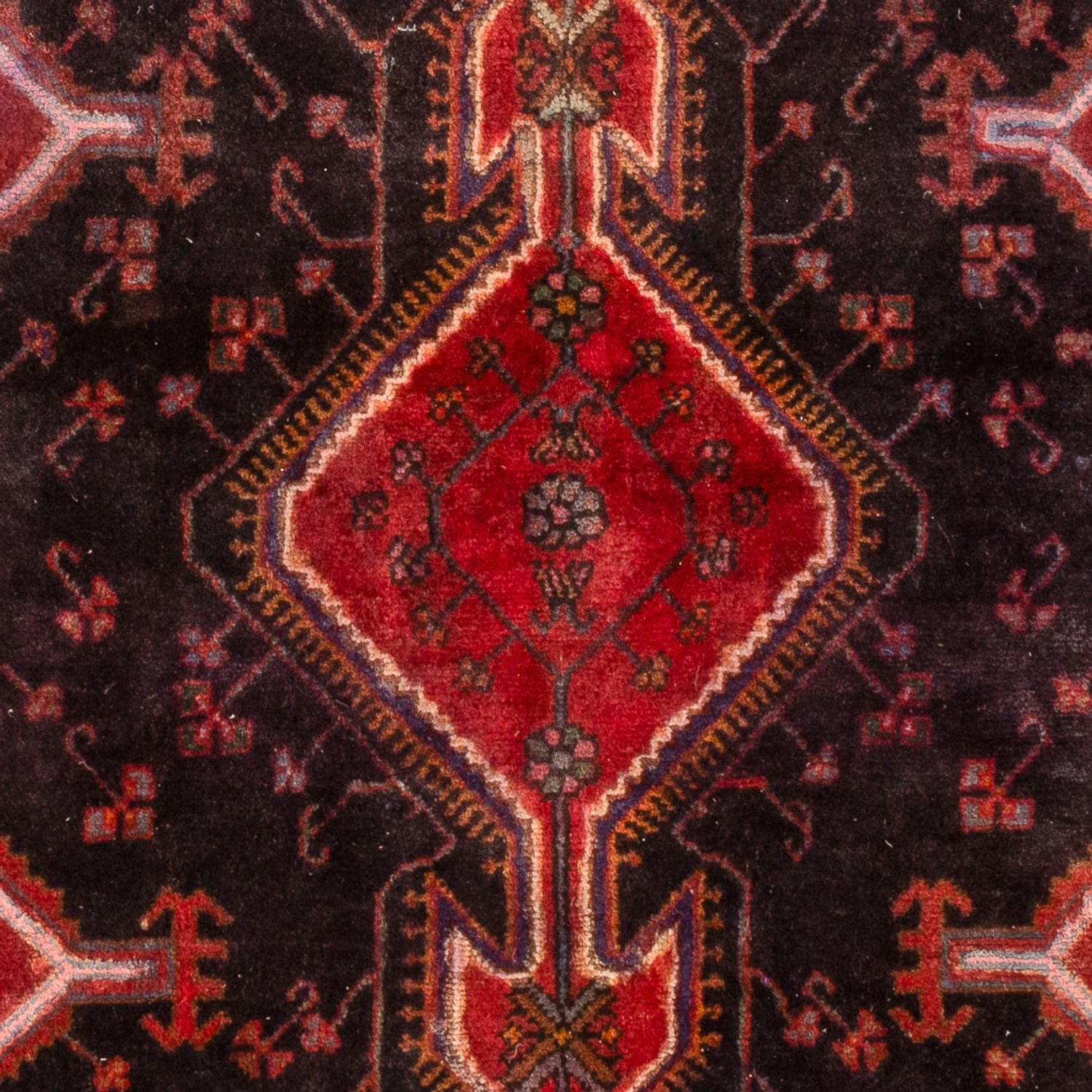 Läufer Perser - Nomadic - 197 x 77 cm - dunkelrot