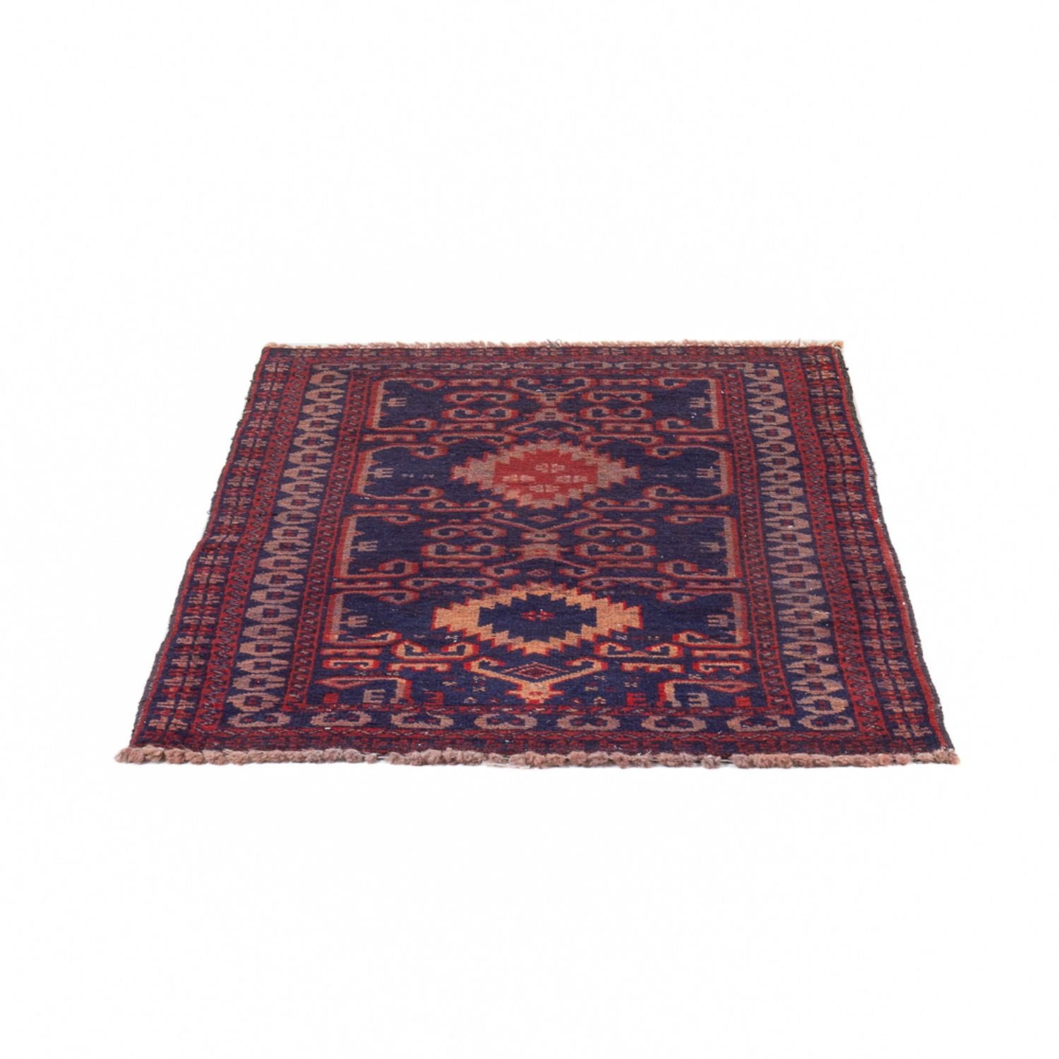 Belutsch Teppich - 120 x 60 cm - bordeauxrot